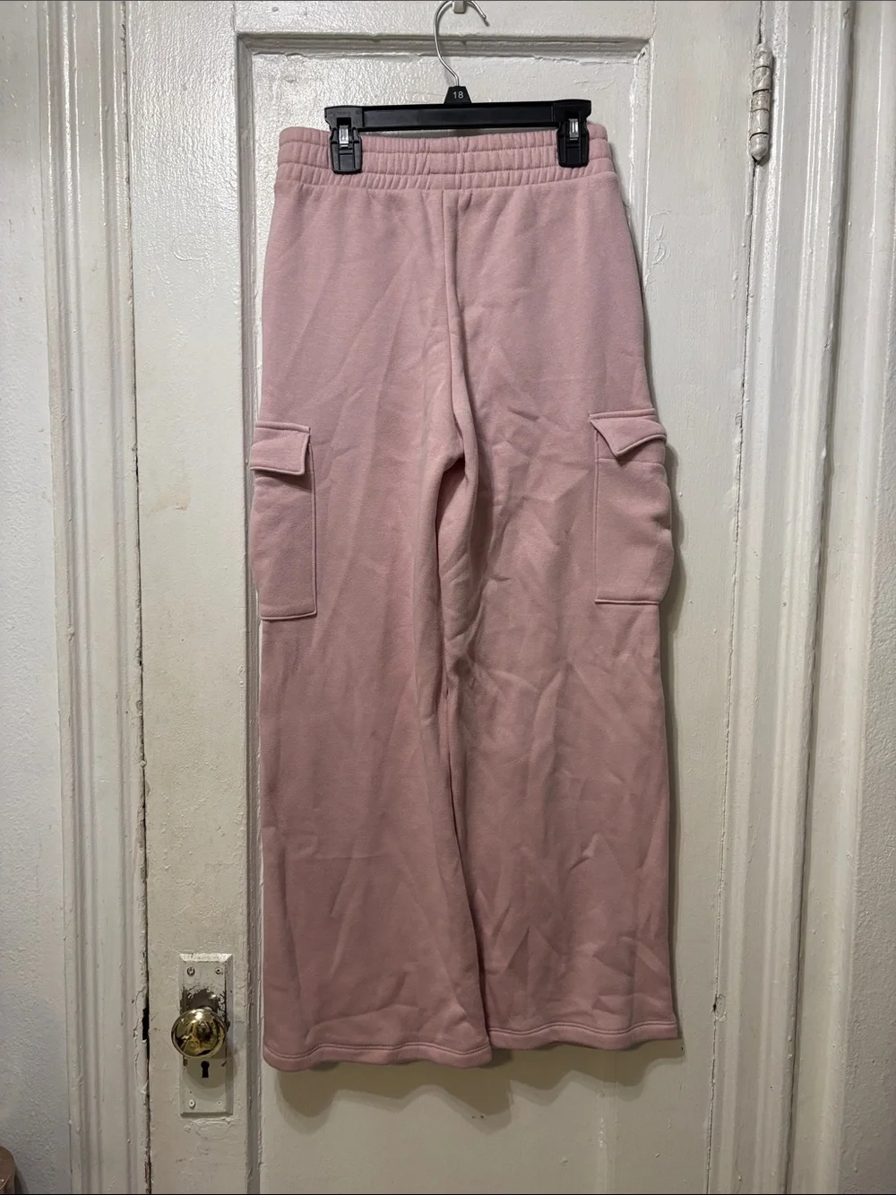 GAP Kids Dusty Pink Wide-Leg Cargo Joggers